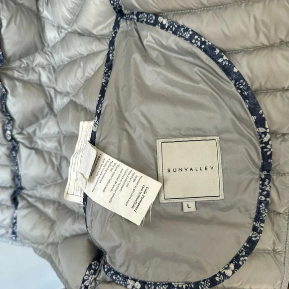 Sun Valley Silver Norman Duck Down Jacket Sz Medium - Picture 6 of 7